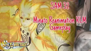 Gameplay Minato Reanimation KLM in SAM 33 | Naruto x Boruto Ninja Voltage