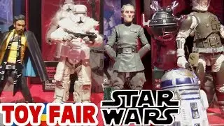 TOY FAIR 2018 NY HASBRO STAR WARS BLACK SERIES REVIEW NEW YORK HAN SOLO A STORY