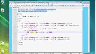Tutorial: creating a pure CSS menu part 1 of 7