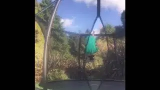 Crazy Indo the trick scooter tricks on trampoline!!!!