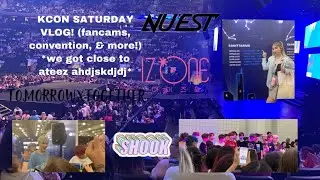 KCON NEW YORK SATURDAY VLOG! (FANCAMS, CONVENTION & MORE) *extreme fangirl edition* [KCON19NY]