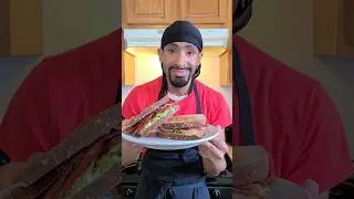 A classic summertime sandwich| Bacon lettuce and tomato sandwich #americanfood #sandwich