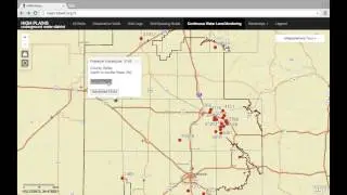 Continuous Water Level Monitoring Map