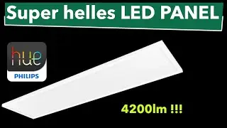 bestes LED-Panel? Philips Hue Aurelle Lichtpanel im Test. Perfektes Deckenlicht f&uuml;r jeden Raum