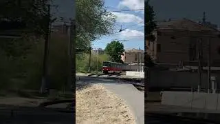 #volgograd #automobile #train  Волгоградский трамвай Tatra t3 взсм
