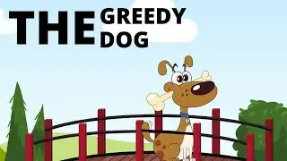 The greedy dog story | The dog and the bone | English Stories |  @kidslearning @Kids_Learning