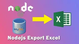 Nodejs MySQL Export to Excel File