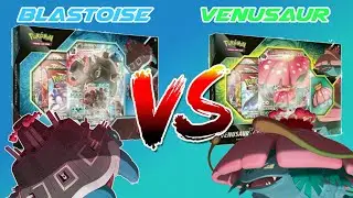 Blastoise Vmax vs Venusaur Vmax Box Battle! Pokemon card opening!