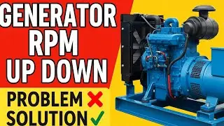 How Generator RPM Up Down Works | Generator Engine Control #generator #shorts 