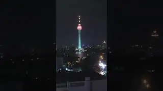 Lotus tower at night