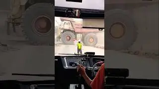 Watch road safety as this huge dump truck crosses the road  #shorts #dumptruck