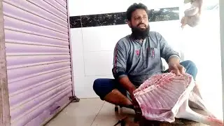 super fastest 16 kg goat cutting skills professional butcher Waqas Qureshi