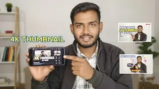 How to Make 4K YouTube Thumbnails in Mobile! (PixelLab)