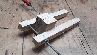Woodworking Making Hand Screw Clamp || DIY Hand Screw Clamp
