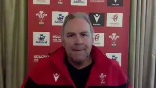 Wales press conference with head coach Wayne Pivac