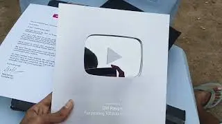 Finally silver Play Button mil Gaya 🙏
