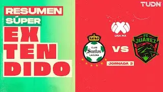 RESUMEN SÚPER EXTENDIDO - Santos 2-2 Juárez  | Liga MX - J2 Clausura 2026 | TUDN