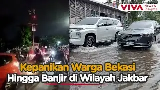 Sirine Kali Bekasi Meraung! Hingga Jakarta Barat Terendam Banjir