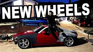 350Z получает новые бюджетные кованые диски!!