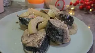 Маринована скумбрія до різдвяного столу / Marinated mackerel for Christmas table скумбрія