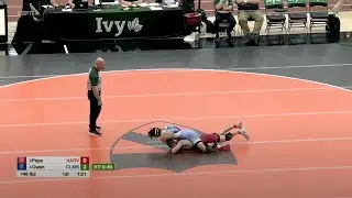 149lbs Kai Owen (Columbia) vs Jaden Pepe (Harvard)