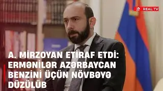A. Mirzoyan etiraf etdi: Ermənilər Azərbaycan benzini üçün növbəyə düzülüb