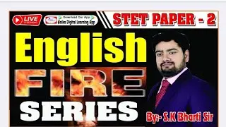STET Paper-2 English |\Fire series-2B   ||100 Marks || STET-2025|| VVI Questions|| Part-2