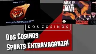 BASKET: JAMMIT & BARKELY SHUT UP AND JAM (SNES) - Dos Cosinos Sports Extravaganza!