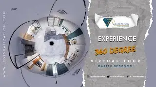 Modern Luxury Bedroom Design | 360° Virtual Tour | JD Visualization