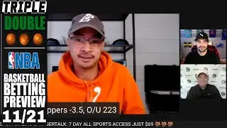 NBA Picks & Predictions | Jazz vs Clippers | Hawks vs Cavaliers | SM Triple-Double for Nov 21