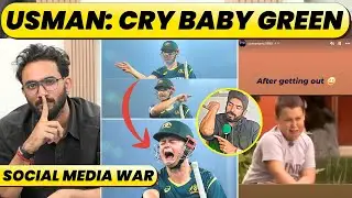 USMAN TARIQ'S REPLY TO CAMERON GREEN. WATTA BOWLING VS CRY BABY, COMPLAINT FOR ACTION?