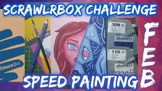 Feb ScrawlrChallenge 2021 Fractured Figures Speed Draw