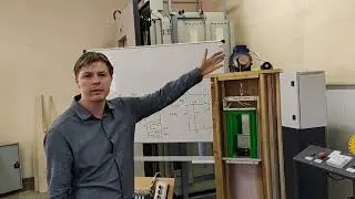 Действующая модель лифта с частотником алтивар 12