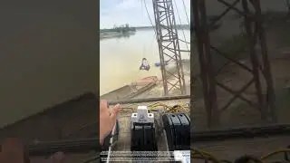 Working principle of old crane controlled by knife #automobile #bamboo1 #machine