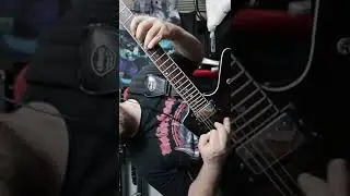 Downstroke Guitar Practice - 230 BPM Original Riff All Downstrokes