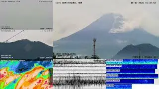 Awan Panas Guguran Gunung Merapi, 15:36 WIB 10/11/2025