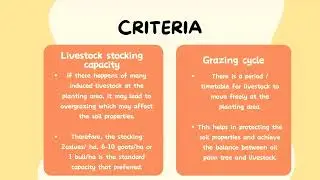 AHP2507: The Integraded Farming System Between Cattle and Oil Palm Plantation - Group 3