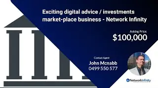 Exciting digital advice / investments market-place business - Network Infinity