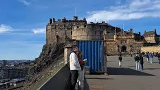 View from Edinburgh Castle, Scotland March 2025.