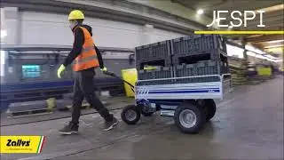 Industrie Handwagen vom Hersteller Zallys, Typ Jespi, akkubetrieben, umweltfreundlich