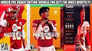 WHICH EDITION OF MADDEN 20 SHOULD YOU PRE ORDER! WHICH IS WORTH IT! | MADDEN 20 INFO