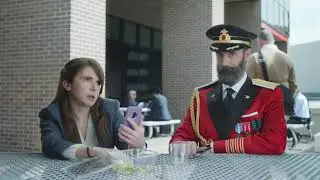 Natalie Palamides and Brandon Moynihan (Capt Obvious) - Hotels.com