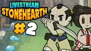 New Japanese Kingdom Mod Muramasa - Stonehearth Livestream Ep #2
