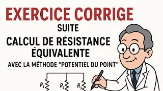 Exercice corrigé : Résistance équivalente par la méthode 