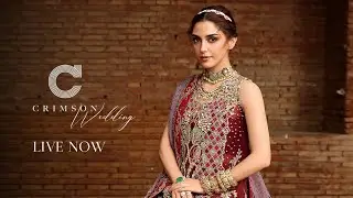 Crimson Luxury Wedding Unstitched Collection 2026 | Crimson Jhilmil New Luxury Wedding Formals 2026