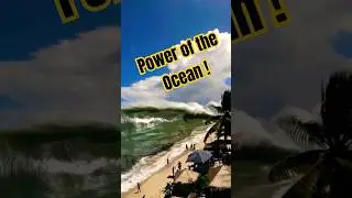 😱Tsunami Slams Paradise Island &ndash; Unbelievable Wave Footage!🌊 #tsunami #waves #flood #naturepower #ai