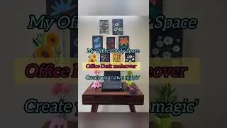 Study table makeover|office Desk makeover|home decoration ideas|office space create ideas #shorts
