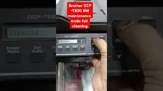 Brother DCP -T820 DW maintenance mode full cleaning Full Resets#brother #service