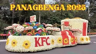 KFC FEATURING KAIA 🌹🌻🌼🌷🌺 PANAGBENGA 2025 FLORAL FLOAT PARADE