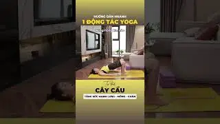 Nguyễn Hiếu Yoga hướng dẫn c&aacute;c động t&aacute;c Yoga Cơ Bản: Tư Thế C&acirc;y cầuu#nguyenhieuyoga #shorts